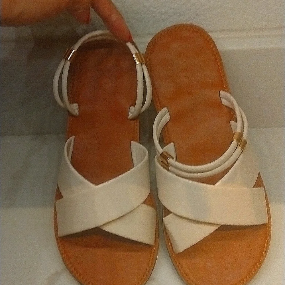 Versatile 3 way wear‎ Sandals cream6.5/37